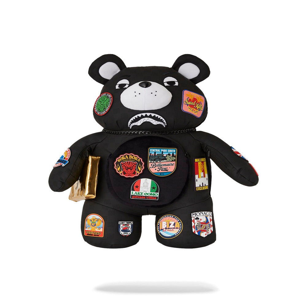 Mochila Unisex Sprayground | Global Mogul Billionaire Teddy Bear