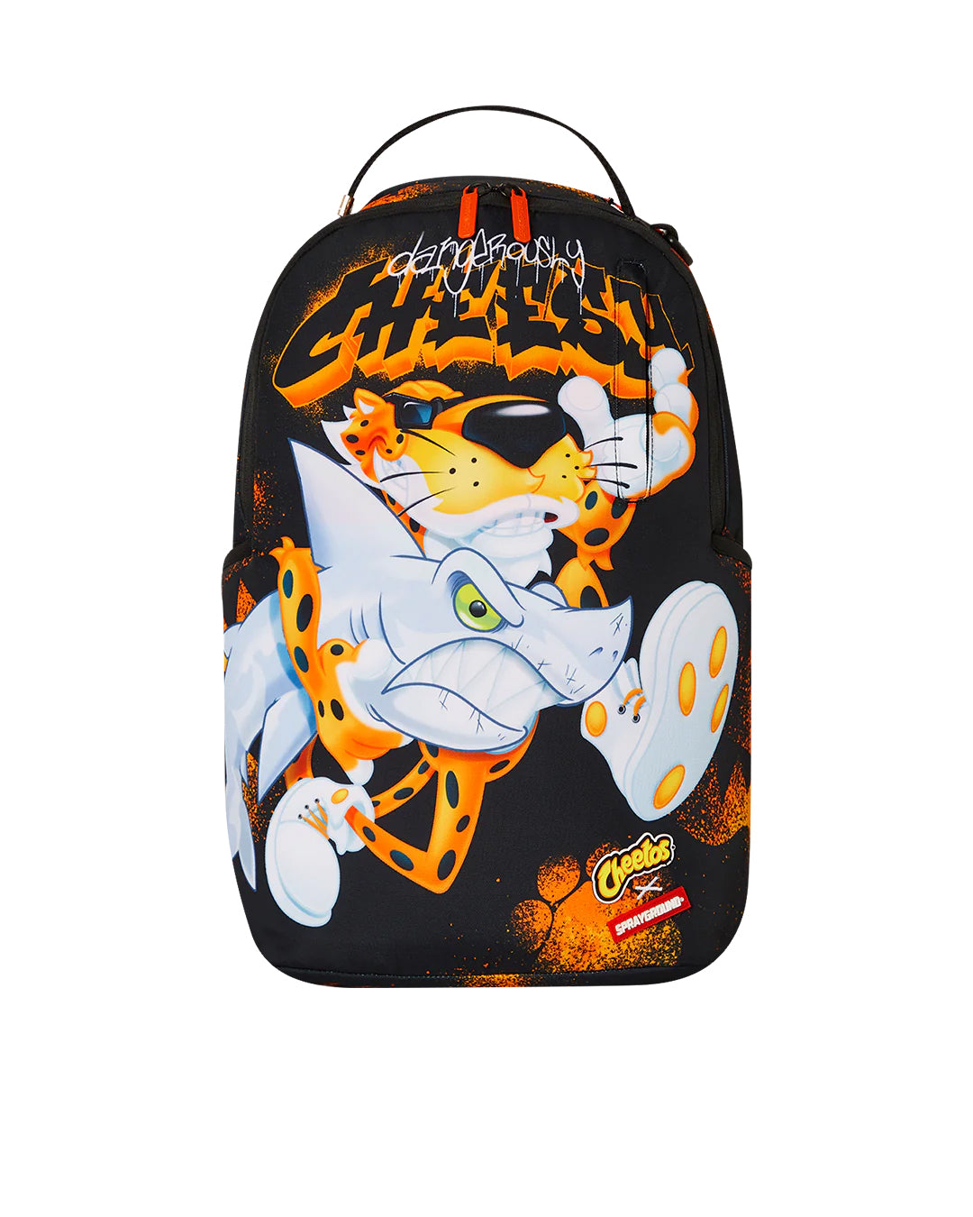 MOCHILA KIDS SPRAYGROUND | CHEETOS SHARK RUNNER